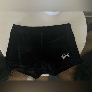 GK girls velvet practice shorts.